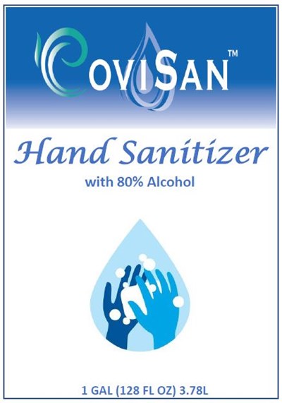 1 Gallon Front Label (Covisan 1 Gallon Front Label 3.5 X 5.5)